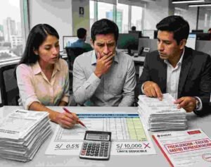 Reunión del equipo contable analizando estados financieros - Grupo JC
